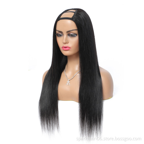 Glueless Remy Human Hair Wigs 150% Density 1B Kinky Curly Body Wave Straight U-Part 13x4/4x4/5x5 Human Hair Wigs for Black Women